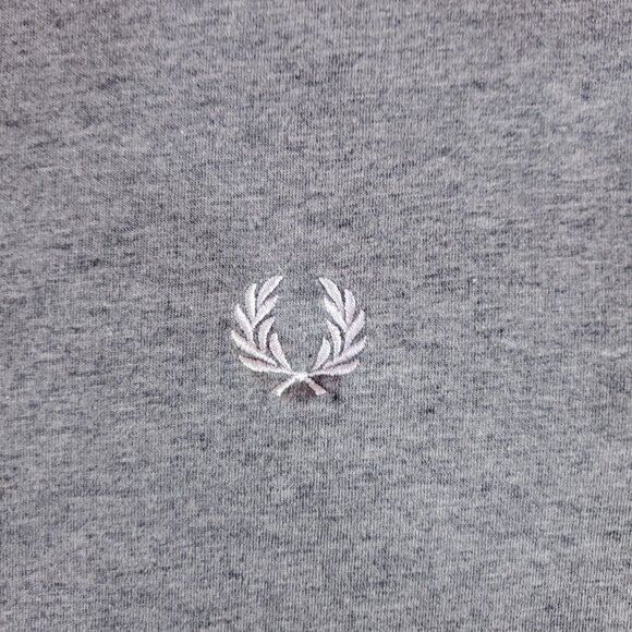 Fred Perry Mens Size XXL Ringer Crewneck Short Sleeve T-Shirt Tee Gray - Picture 4 of 10